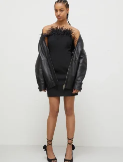 Abito Bustier Con Piume*Marella Online