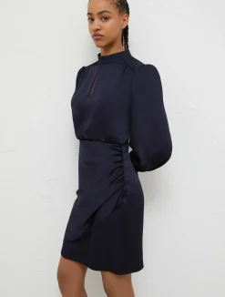 Abito In Satin Drappeggiato*Marella Sale