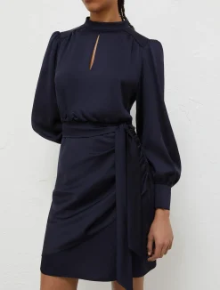Abito In Satin Drappeggiato*Marella Sale