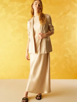 Abito Lungo Con Scollo All'americana*Marella Hot