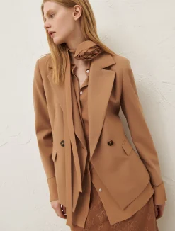 Blazer Doppio Petto In Gabardina*Marella New