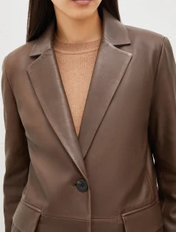 Blazer In Pelle*Marella Discount