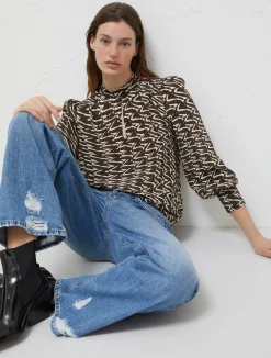 Blusa In Crêpe Di Seta*Marella Outlet