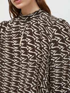 Blusa In Crêpe Di Seta*Marella Outlet