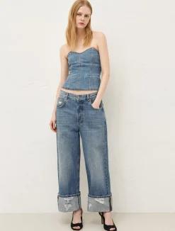 Bustier In Denim*Marella Sale
