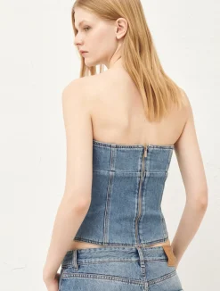 Bustier In Denim*Marella Sale