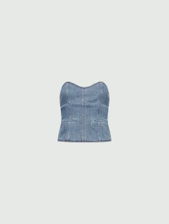 Bustier In Denim*Marella Sale
