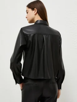 Camicia Boxy In Jersey Spalmato*Marella Sale
