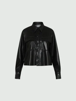 Camicia Boxy In Jersey Spalmato*Marella Sale