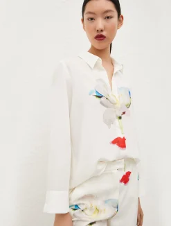 Camicia Con Stampa Piazzata*Marella Clearance