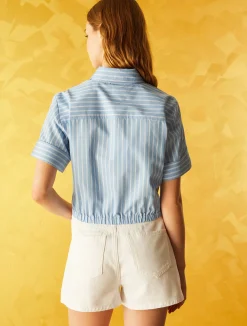 Camicia Cropped Con Incrocio*Marella New