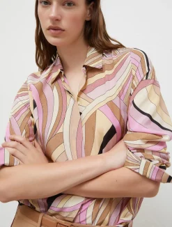 Camicia In Crêpe Di Seta*Marella Hot