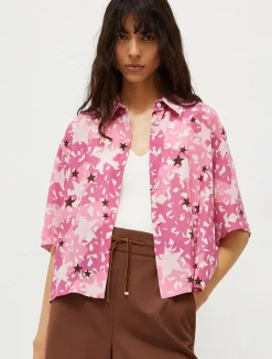 Camicia In Crêpe Di Seta*Marella Hot