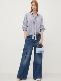 Camicia In Popeline Di Cotone*Marella Outlet