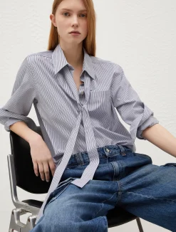 Camicia In Popeline Di Cotone*Marella Outlet