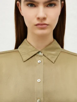 Camicia In Raso Di Seta*Marella Online
