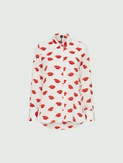 Camicia In Satin Stampa Fantasia*Marella New