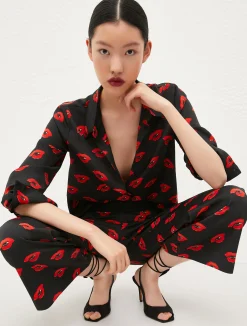 Camicia In Satin Stampa Fantasia*Marella Hot