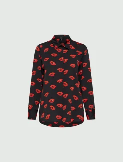 Camicia In Satin Stampa Fantasia*Marella Hot