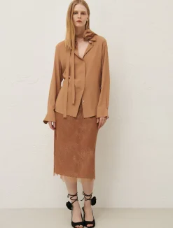 Camicia In Seta Con Fiore*Marella