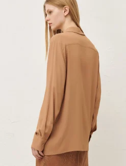 Camicia In Seta Con Fiore*Marella