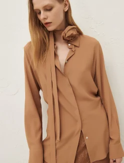 Camicia In Seta Con Fiore*Marella