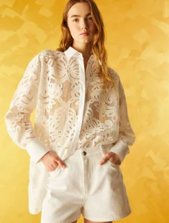 Camicia Over In Sangallo*Marella Discount
