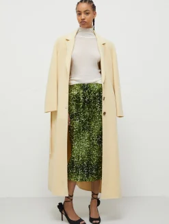 Cappotto Lungo In Double Di Lana*Marella New