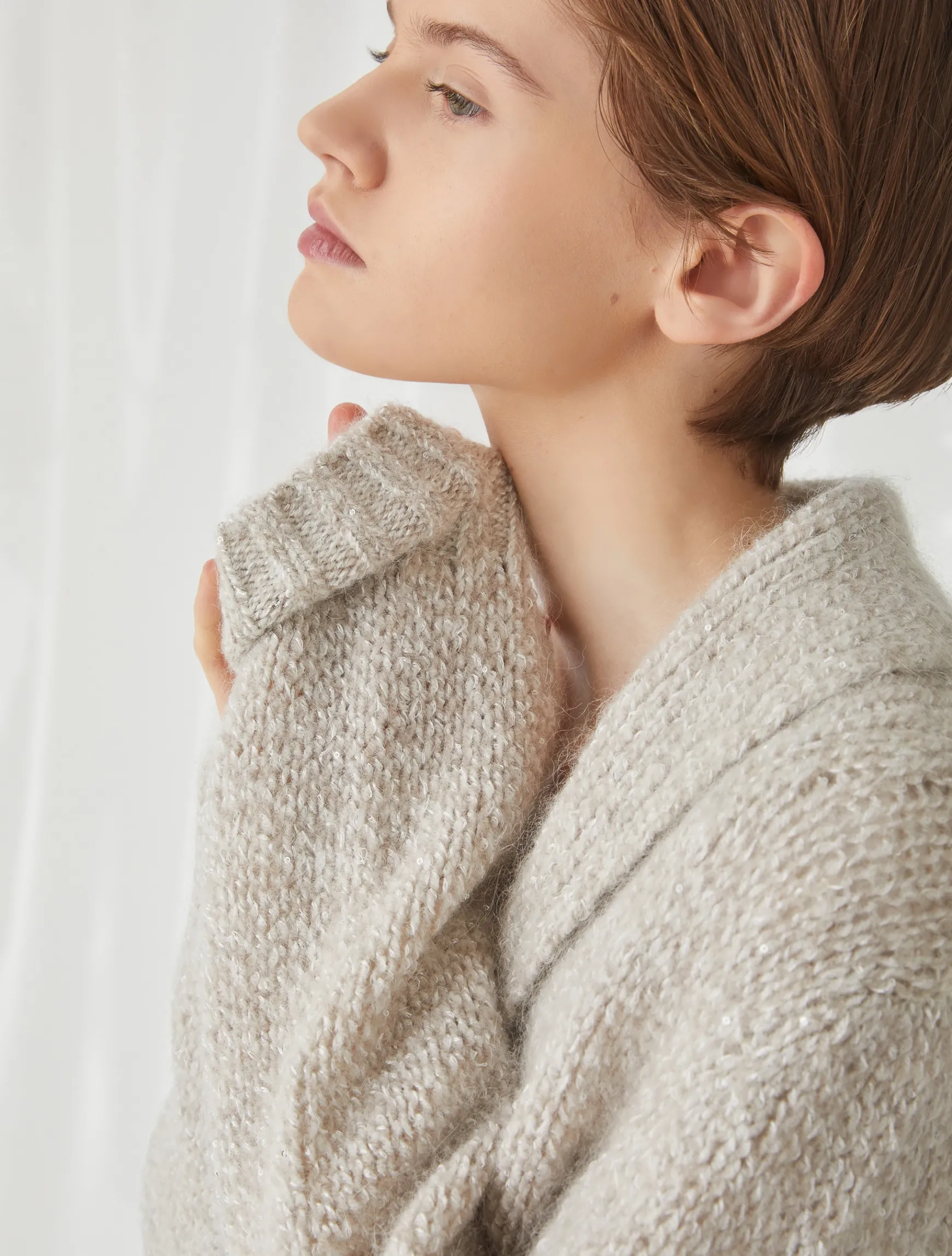 Cardigan In Mohair*Marella