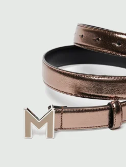 Cintura In Pelle Laminata*Marella New