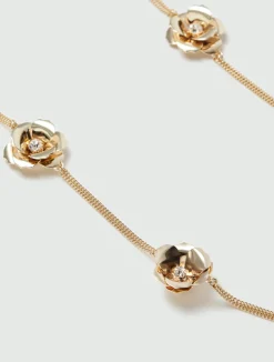 Collana Con Fiori Metallici*Marella Clearance