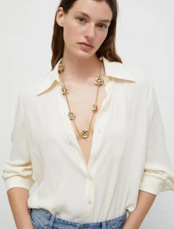 Collana Con Fiori Metallici*Marella Clearance