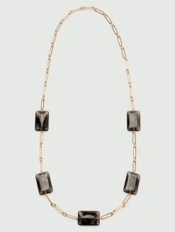 Collana Lunga Con Elementi In Vetro*Marella