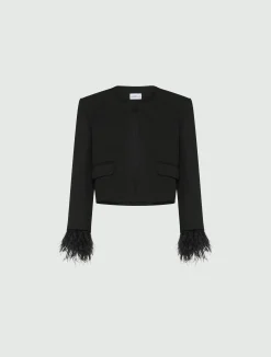Giacca Con Piume Di Struzzo*Marella Sale