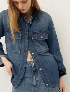 Giacca-camicia In Denim*Marella Online
