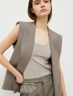 Gilet In Flanella*Marella Discount