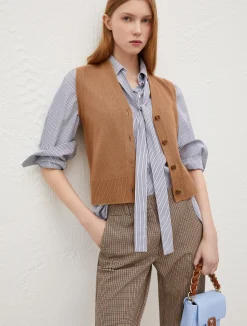 Gilet In Lana E Cashmere*Marella New