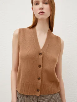 Gilet In Lana E Cashmere*Marella New