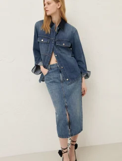 Gonna In Denim*Marella Clearance