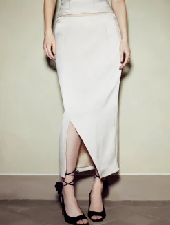 Gonna Midi In Satin*Marella Outlet