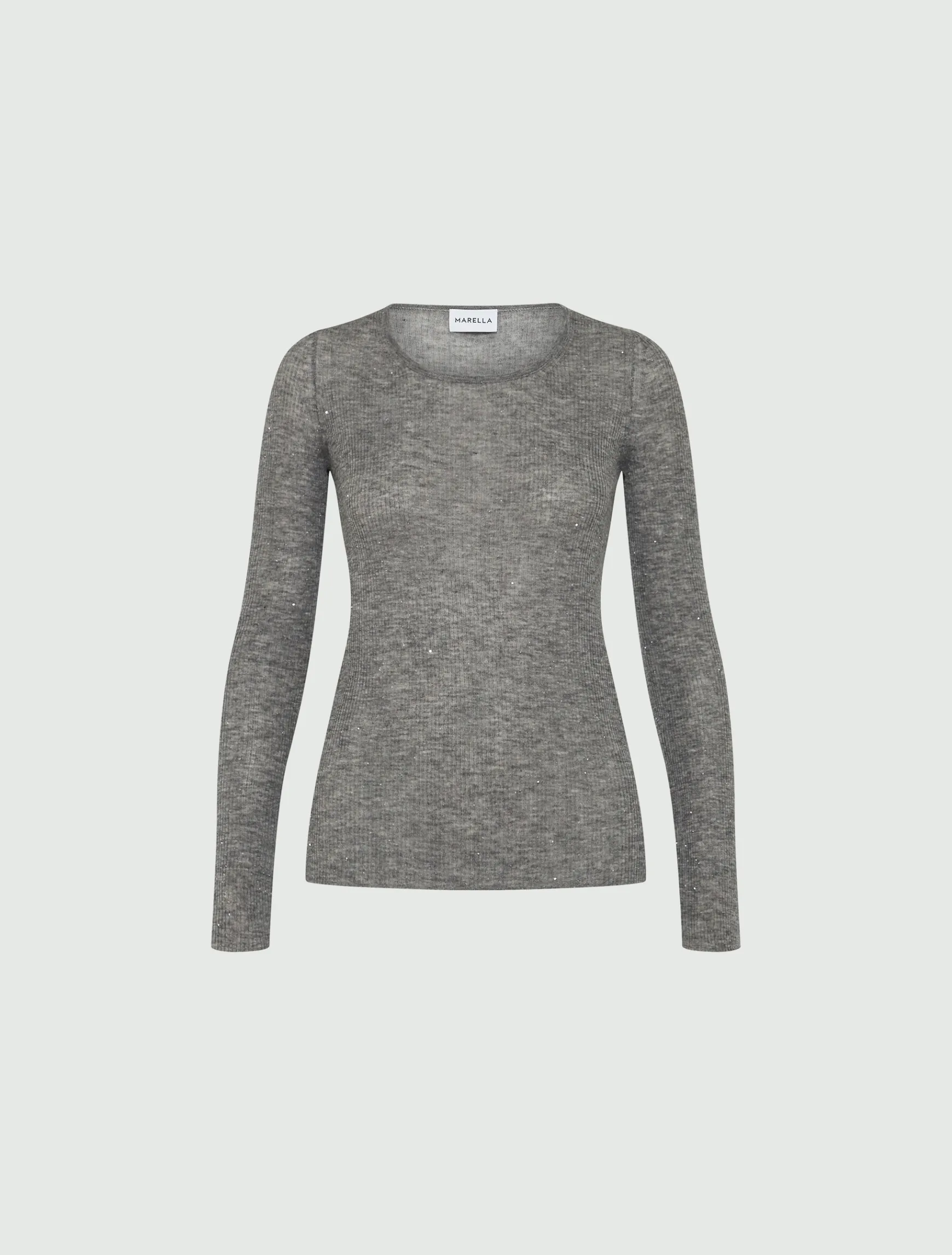 Maglia A Coste Aderente*Marella Online
