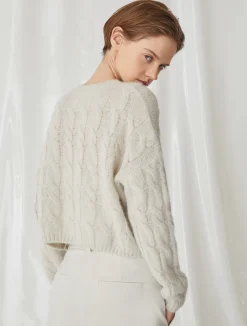 Maglia Cropped A Trecce*Marella Hot