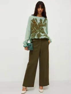 Maglia In Mohair Con Intarsio*Marella Discount