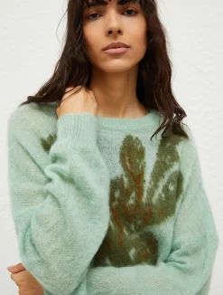 Maglia In Mohair Con Intarsio*Marella Discount
