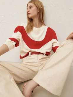 Maglia Over Con Intarsio*Marella New