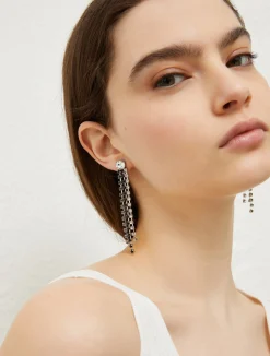 Orecchini Lunghi Con Strass*Marella Best