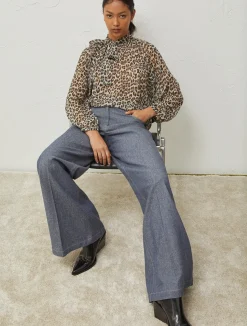 Pantalone 5 Tasche Wide Leg*Marella Discount