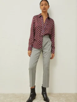 Pantalone A Sigaretta In Viscosa Stretch*Marella