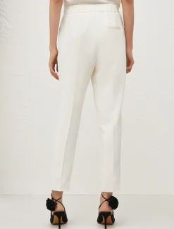 Pantaloni A Sigaretta In Crêpe*Marella Best