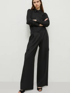 Pantaloni Cargo Wide Leg*Marella Outlet